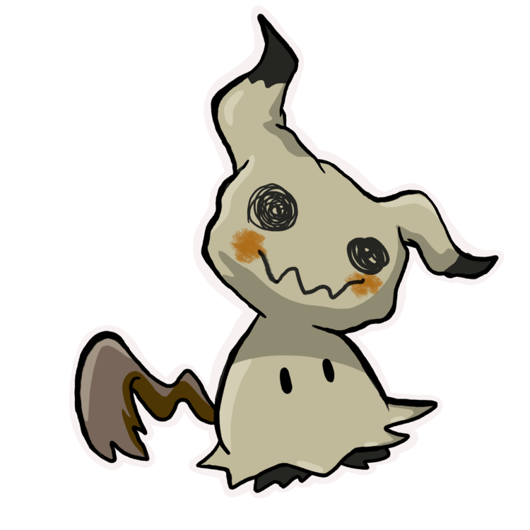 Mimikyu sticker - snyderdraws's Ko-fi Shop - Ko-fi ️ Where creators get ...