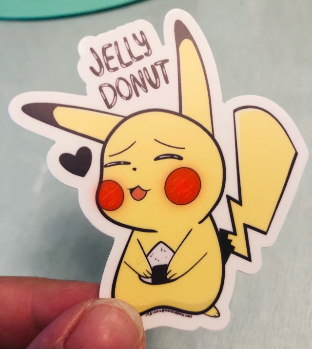 Pokémon Pikachu Jelly Donut Rice Ball Cute Kawaii sticker -  nameabbycallmej's Ko-fi Shop - Ko-fi ❤️ Where creators get support from  fans through donations, memberships, shop sales and more! The original 'Buy