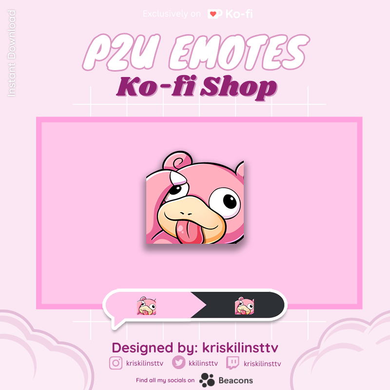 Slowpoke o7 Derp Emote - kriskilinsttv's Ko-fi Shop - Ko-fi ️ Where ...