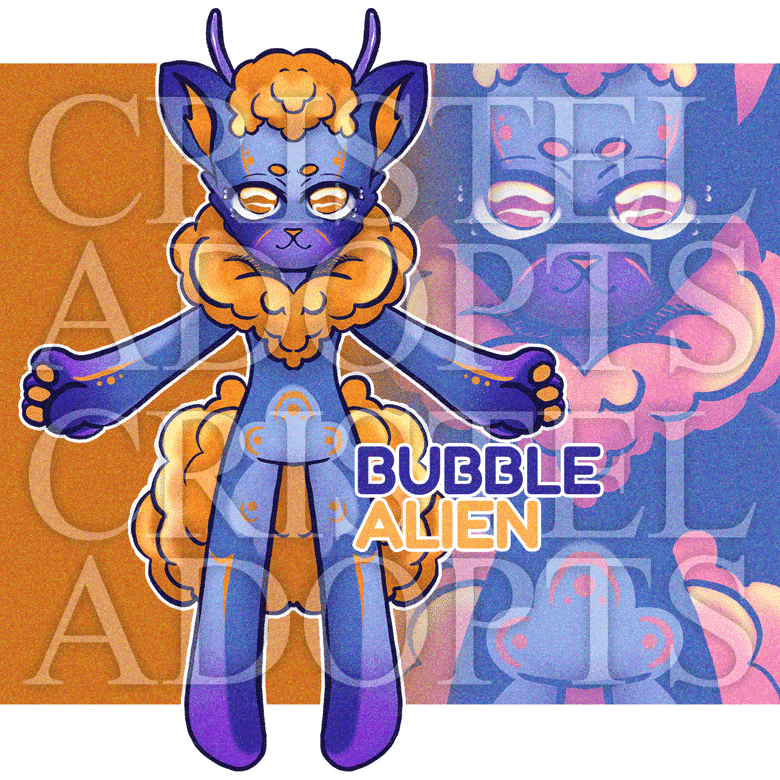 #178 Bubble Alien Adopt - Cristel Adopts's Ko-fi Shop - Ko-fi ️ Where 