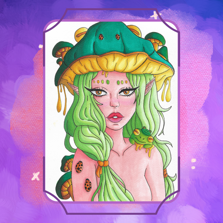 Astral nymhs The nymph Eurydice 8 resolution holographic astral cosmic ...