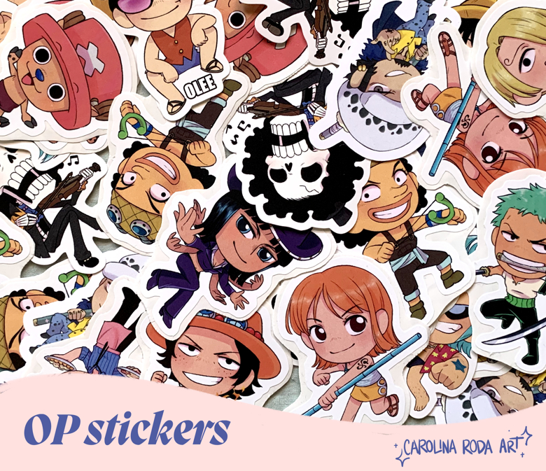 One Piece Stickers - Carolina's Ko-fi Shop - Ko-fi ❤️ Where