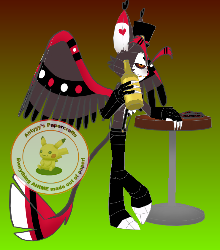 Hazbin Hotel - Husk papercraft - Antyyy's Ko-fi Shop - Ko-fi ️ Where ...