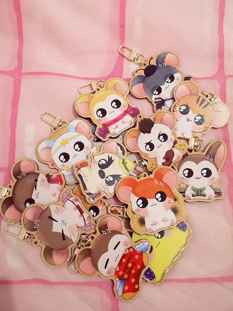 Hamtaro keychain on sale