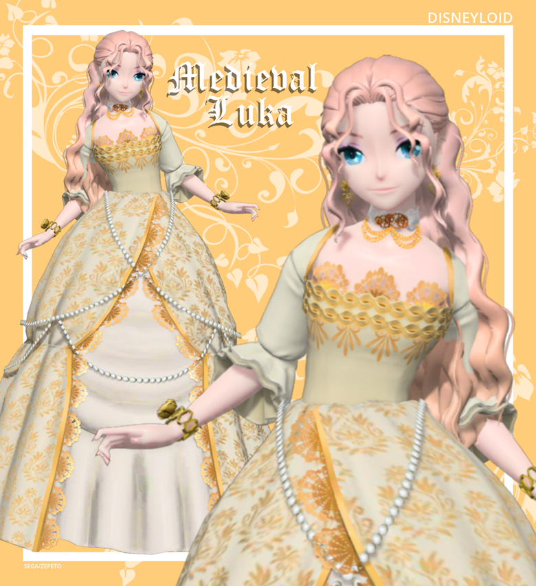 medieval anime princess dress