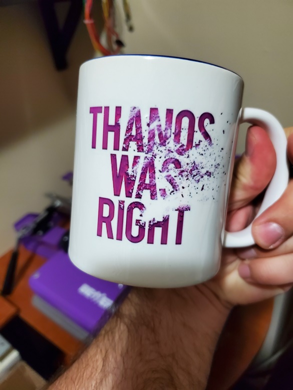 Thanos Support Mug - Dashi's Ko-fi Shop - Ko-fi ❤️ Where creators get  support from fans through donations, memberships, shop sales and more! The  original 'Buy Me a Coffee' Page.