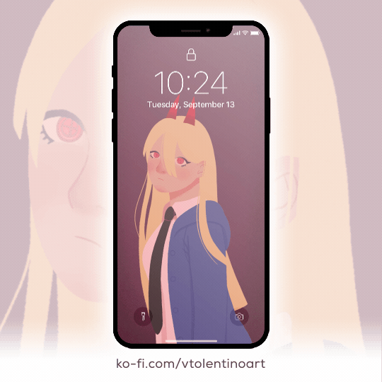 CSM Power Animated Phone Wallpaper - vtolentinoart's Ko-fi Shop - Ko-fi ❤️  Where creators get support from fans through donations, memberships, shop  sales and more! The original 'Buy Me a Coffee' Page.