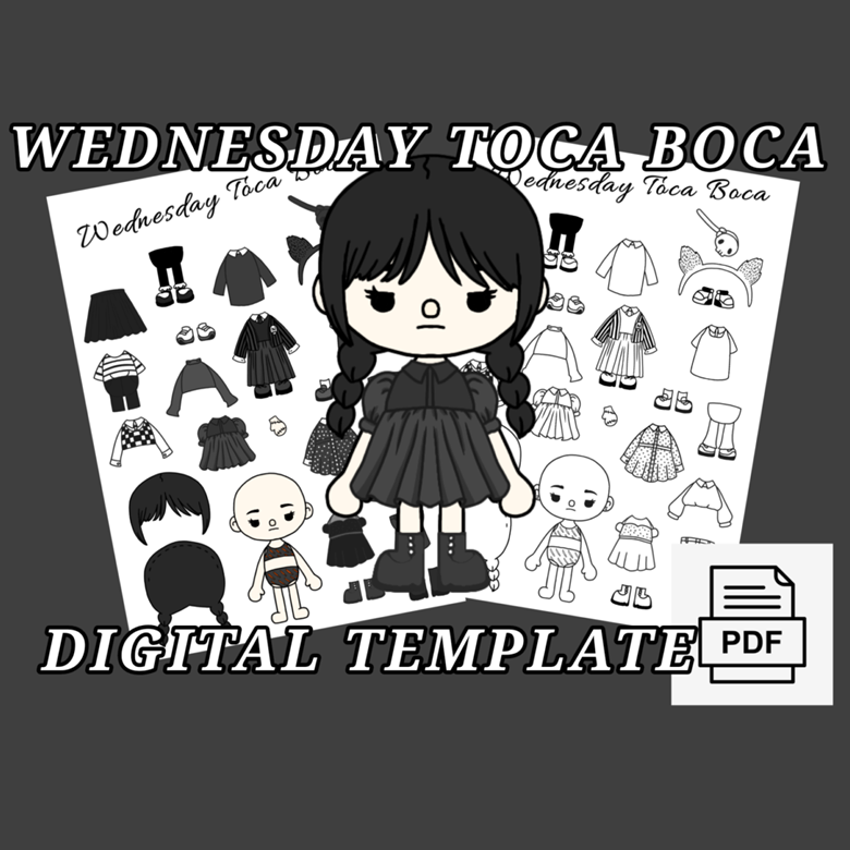 Printable Toca Boca Boy Paper Doll Dress up / Toca Boca Papercraft / Quiet  Book Pages / Instant Digital Download -  Hong Kong