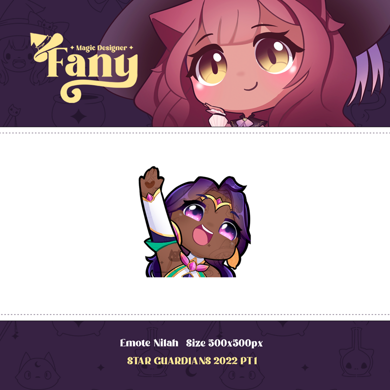 Emote Nilah Star Guardian 2022 Pt 1 - Fany Studio's Ko-fi Shop - Ko-fi ...