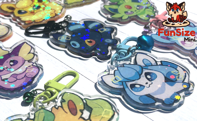 Shiny Eeveelutions Chibi Charms