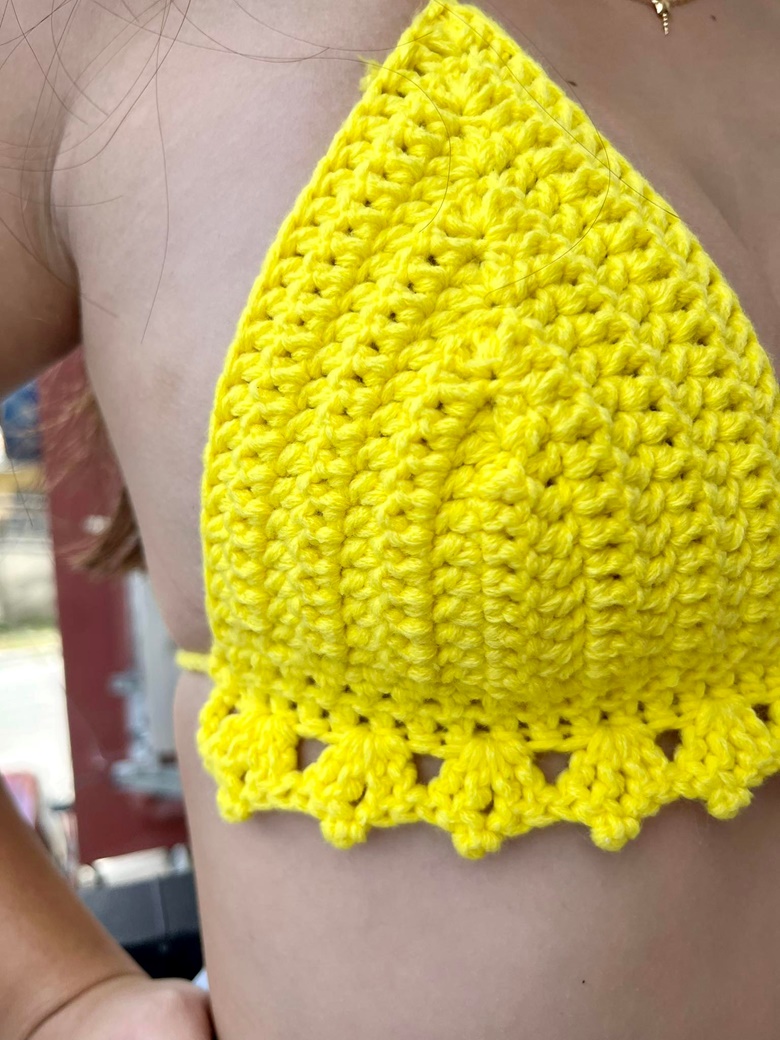 Crochet Top Pattern, Crochet Bikini Top Pattern