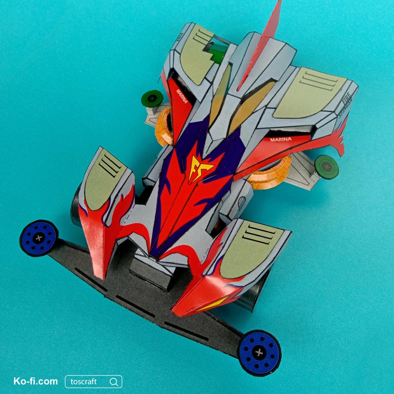 FIRE STINGER Papercraft - toscraft's Ko-fi Shop