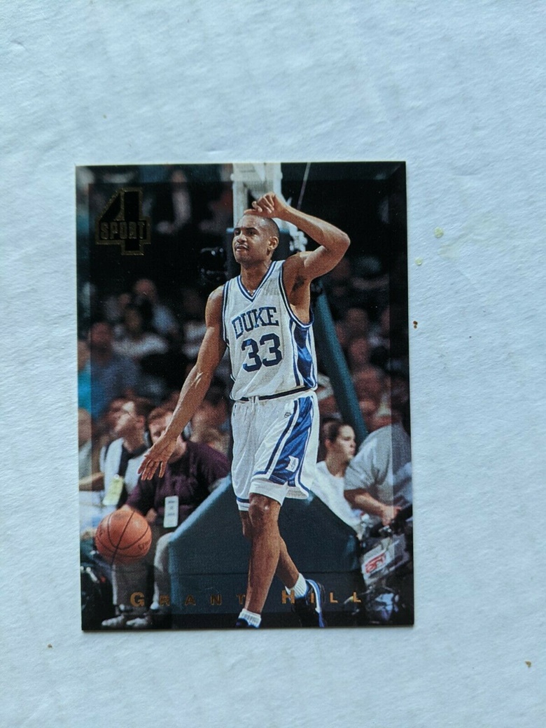 GRANT HILL 1994 Classic 4 Sport #3 ROOKIE Card Duke University ...