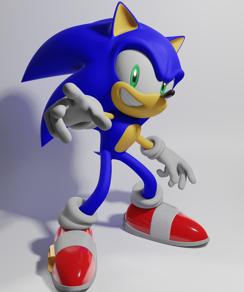 HD Heroes Sonic (Blender 2.9-3.2) - KamauKianjahe's Ko-fi Shop - Ko-fi ...