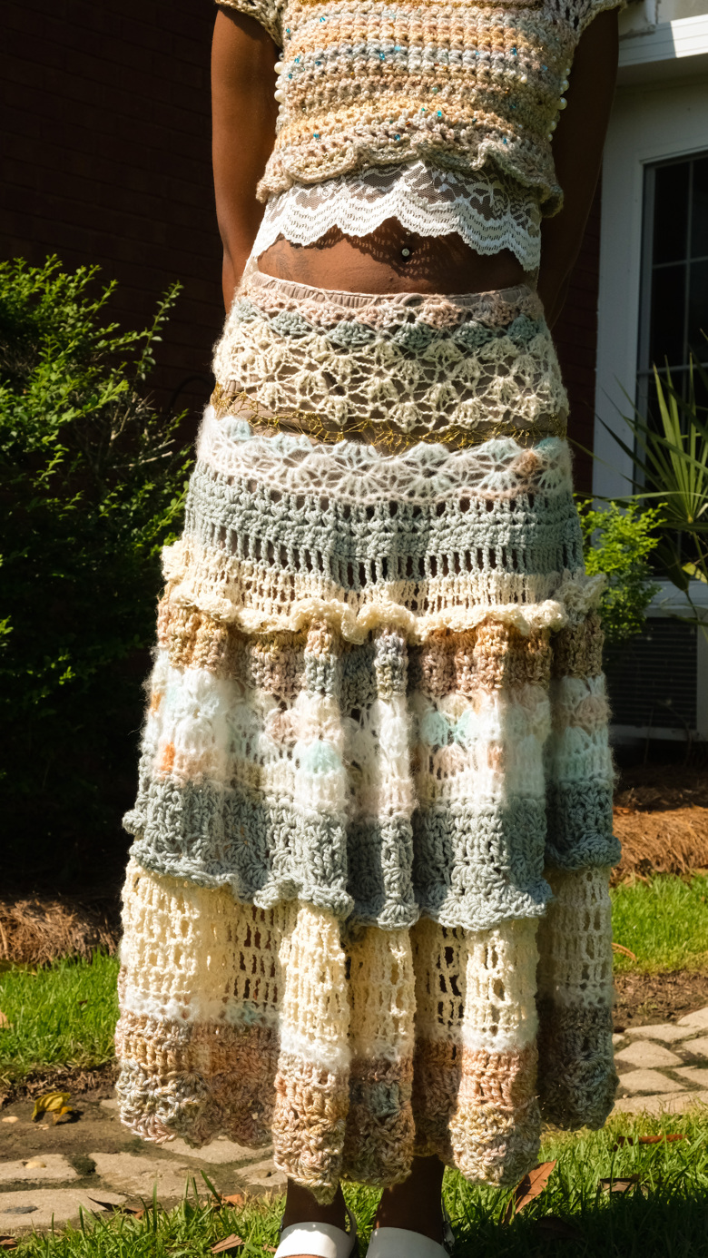 FREE The Breezy Crochet Maxi Skirt: Crochet pattern