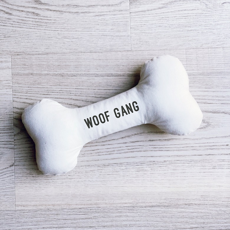 Personalised Dog Mama Bone with Squeak Dog Gift Squeaky Bone Dog Toy Puppy Toy - Handmade Gift