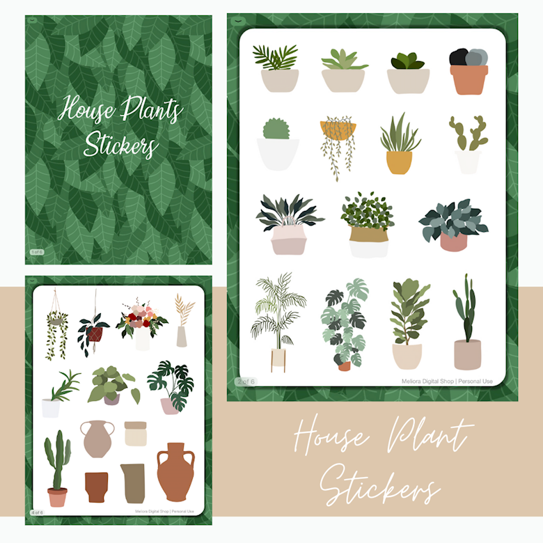 House Plant Stickers by Recollections™