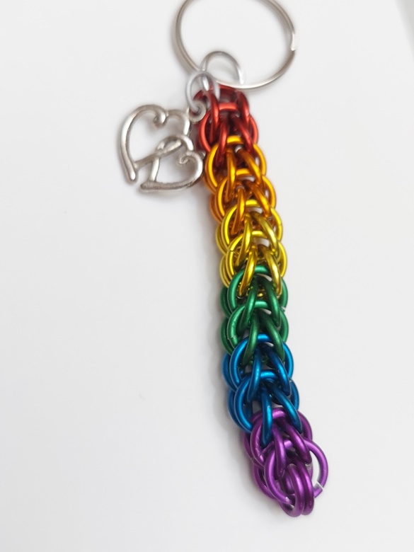 Rainbow Loom Keychain