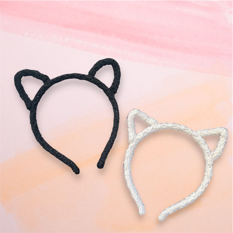 Crochet Cat Headband - Bunny&rsquo;s Ko-fi Shop - Ko-fi ❤️ Where 