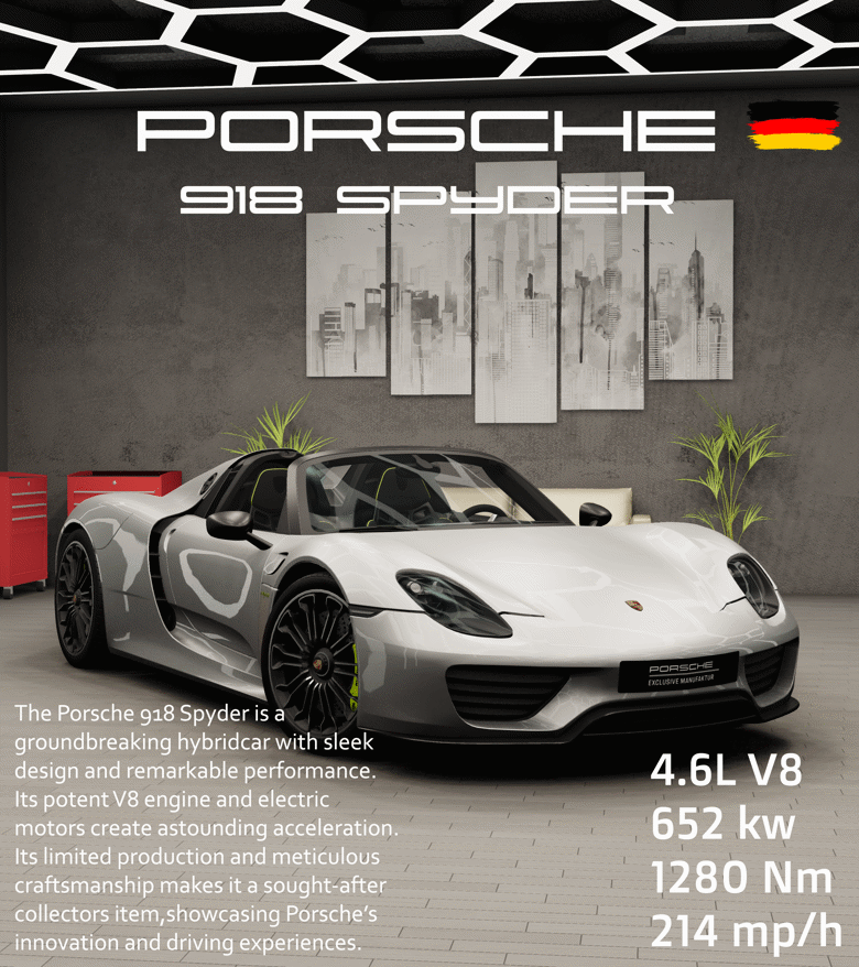 こーぴーページ Porsche 918 Spyder is a hybrid hypercar (pictures) - CNET