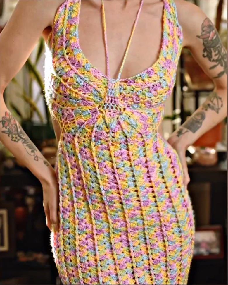 shelly butterfly crochet dress - Shylercrochets 's Ko-fi Shop