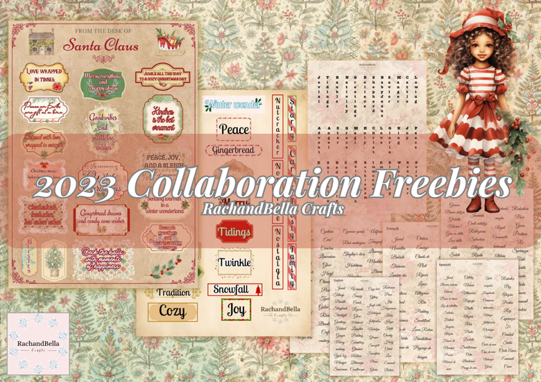 11 Pages - Around The World Collaboration 2023 Freebies Christmas