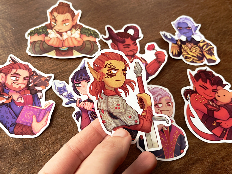 BG3 Stickers - Mer's Ko-fi Shop - Ko-fi ️ Where creators get support ...