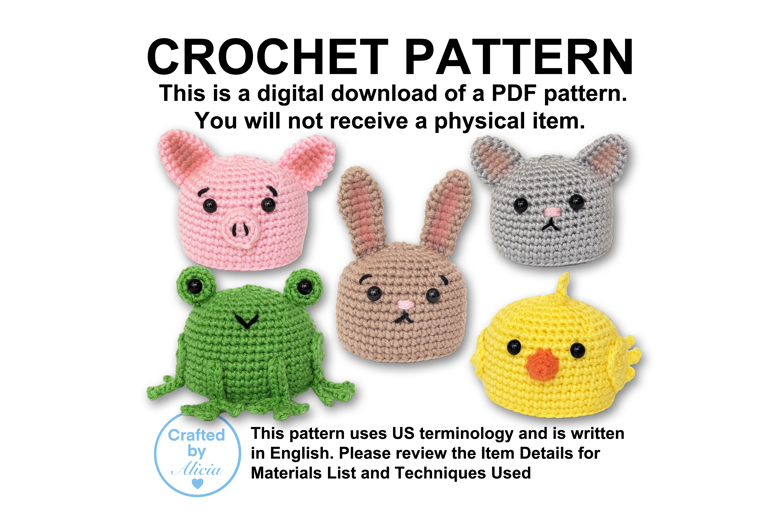 Crochet Characters Wild & Wooly Animals (kit) – Wholesale Craft