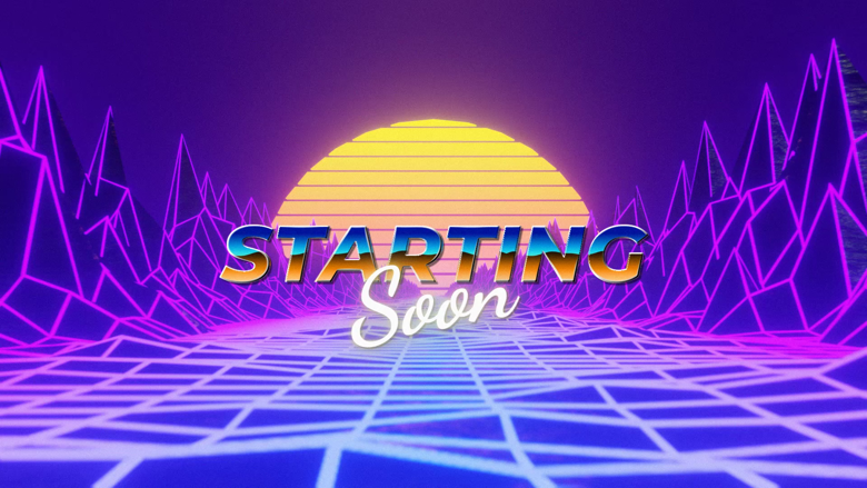 Retrowave | Animated Stream Screens (Starting Soon, Be Right Back ...