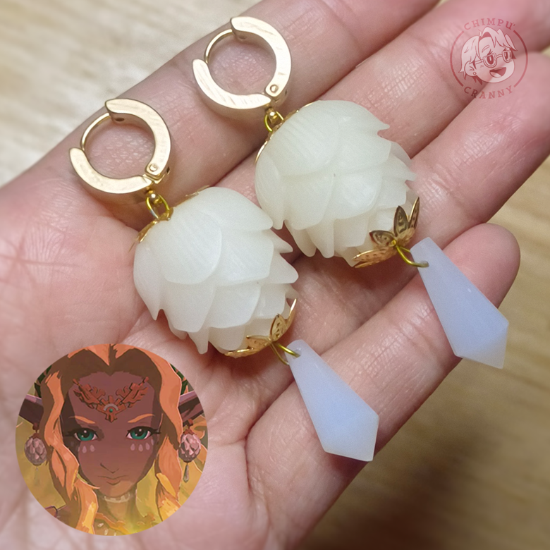 TOTK Zelda-inspired Zonai Fashion Earrings - Chimpukampu's Ko-fi Shop ...