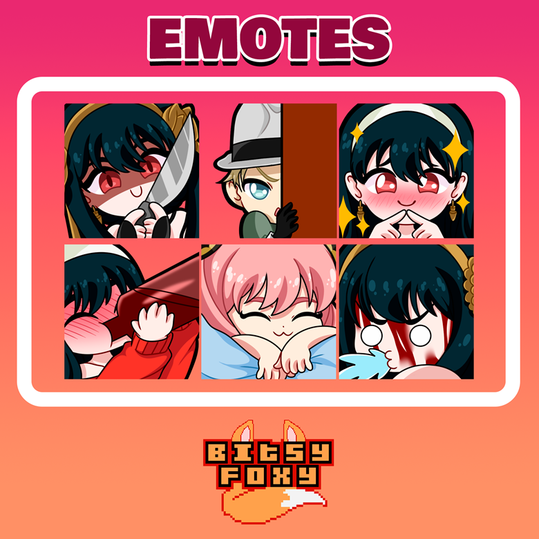 SpyxFamily Emotes - BitsyFoxy's Ko-fi Shop - Ko-fi ❤️ Where