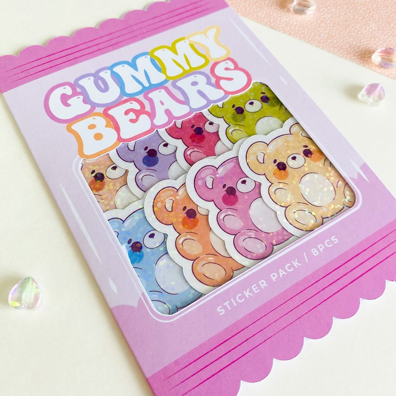 Gummy Bears Sticker for Sale by Fifiyaa