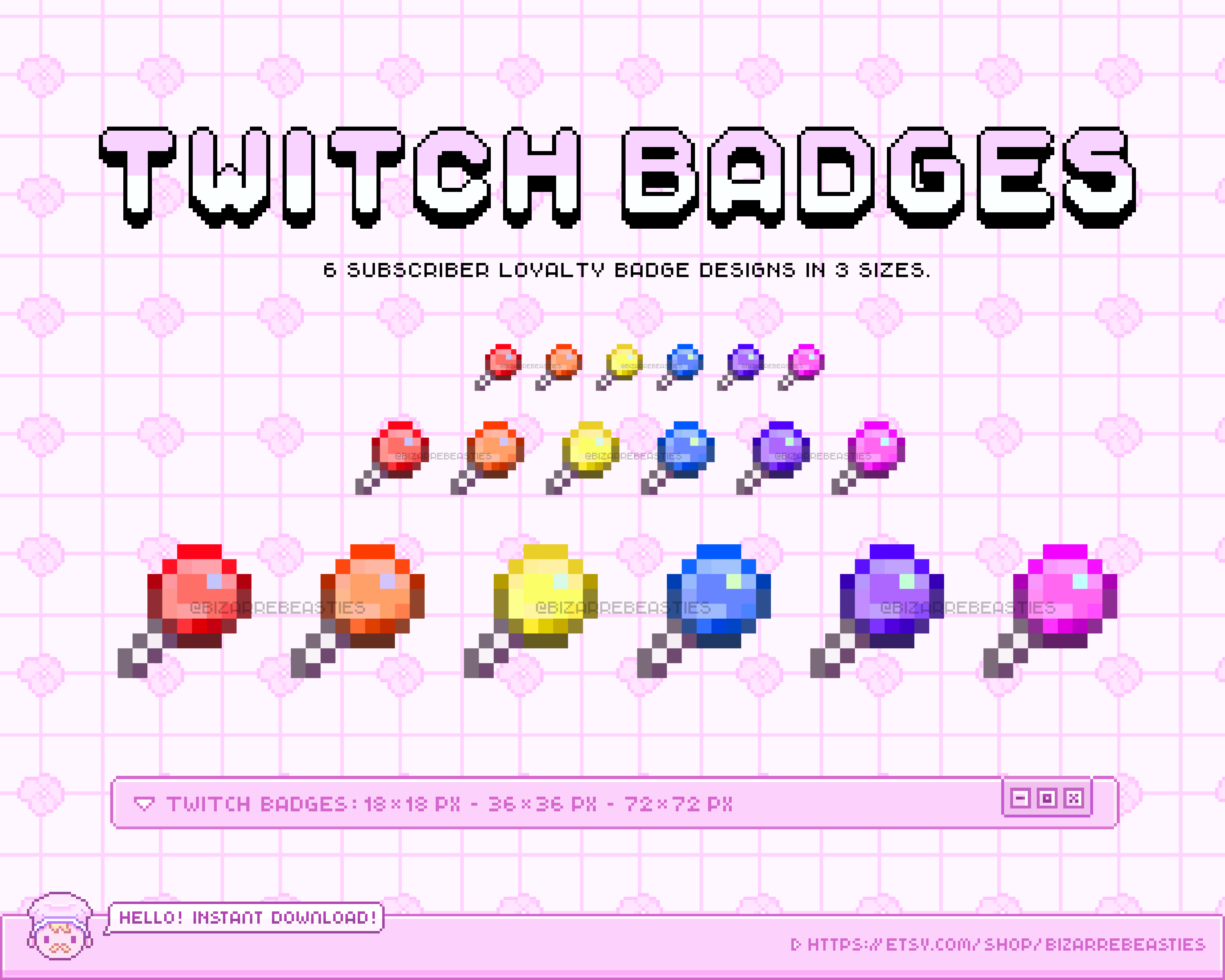 Twitch Badges/ Free Twitch Badges