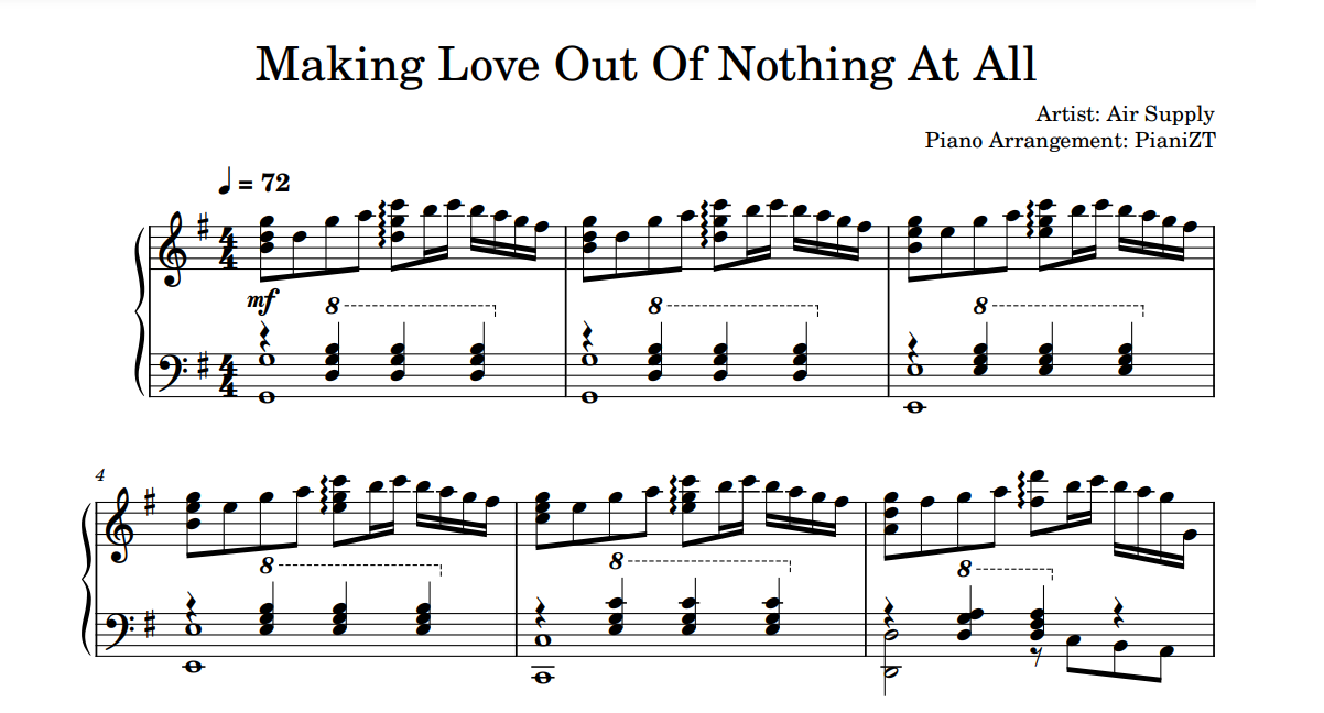 Making Love Out Of Nothing At All Air Supply Arr By PianiZT   F0ee0546 154c 4487 B155 C5cbb84ae311 Screenshot3181 