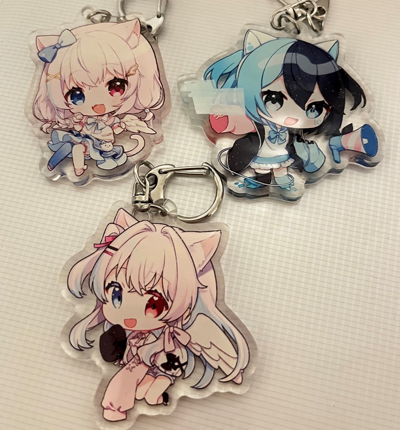 Chibi keychain on sale