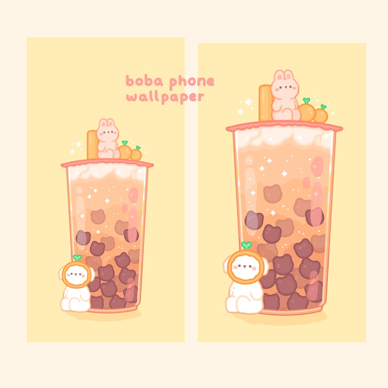 boba phone wallpaper - lae's Ko-fi Shop - Ko-fi ️ Where creators get