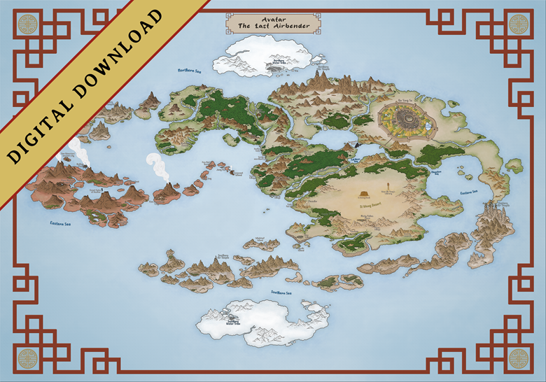 Mapping Avatar: The Last Airbender