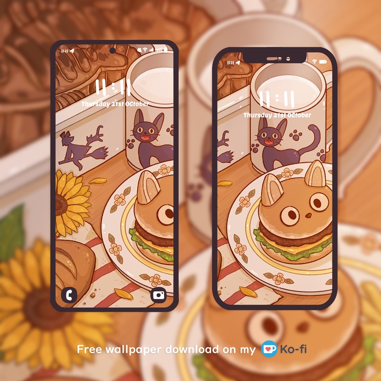 Ghibli Teatime Wallpaper Spirited Away  Chomons Kofi Shop  Kofi   Where creators get support from fans through donations memberships shop  sales and more The original Buy Me a Coffee Page
