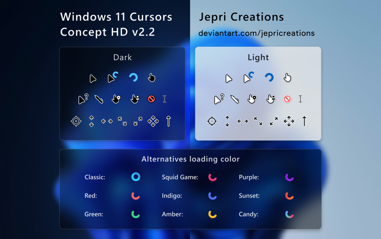 Windows 11 HDPi Tail Cursor Concept - Jepri Creations's Ko-fi Shop