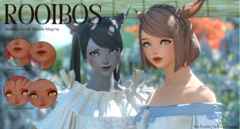 Rooibos Female Miqote Face Texture All Faces Schizocheeses Ko