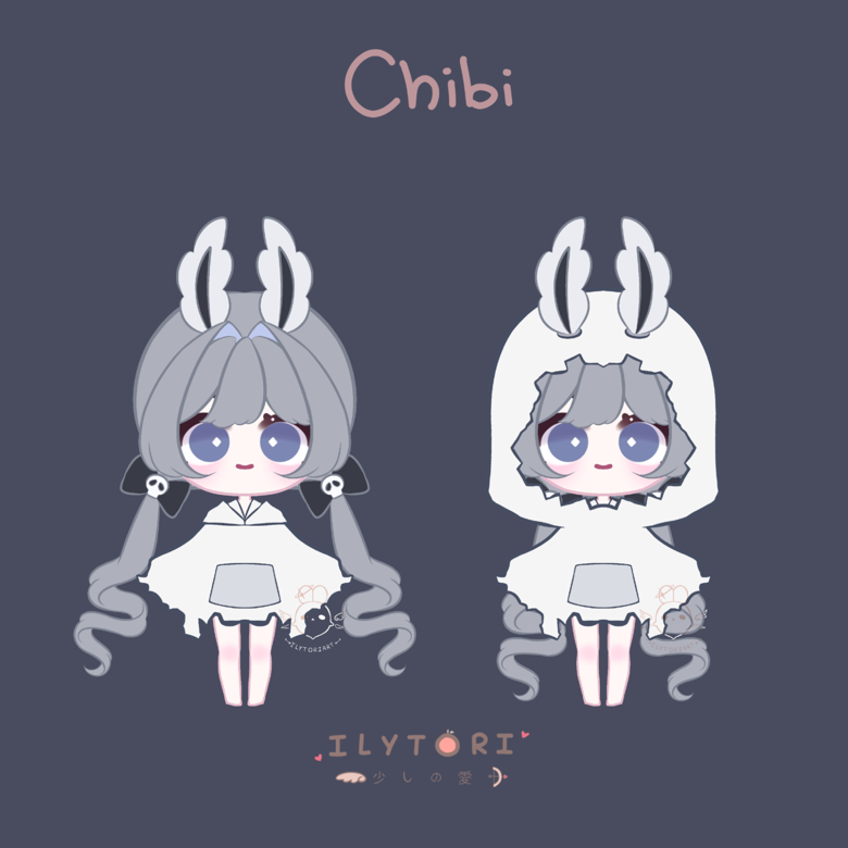 make HQ cute chibi anime , fanart and original character