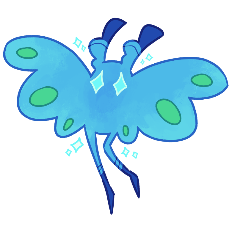 Mothman Shiny Charm - AquaSpider's Ko-fi Shop - Ko-fi ️ Where creators ...