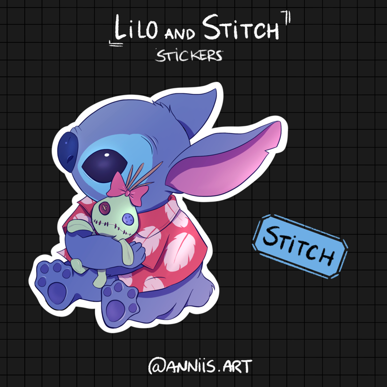 Lilo and Stitch Vinyl Stickers - Ana Branco's Ko-fi Shop - Ko-fi ❤️ Where  creators get support from fans through donations, memberships, shop sales  and more! The original 'Buy Me a Coffee