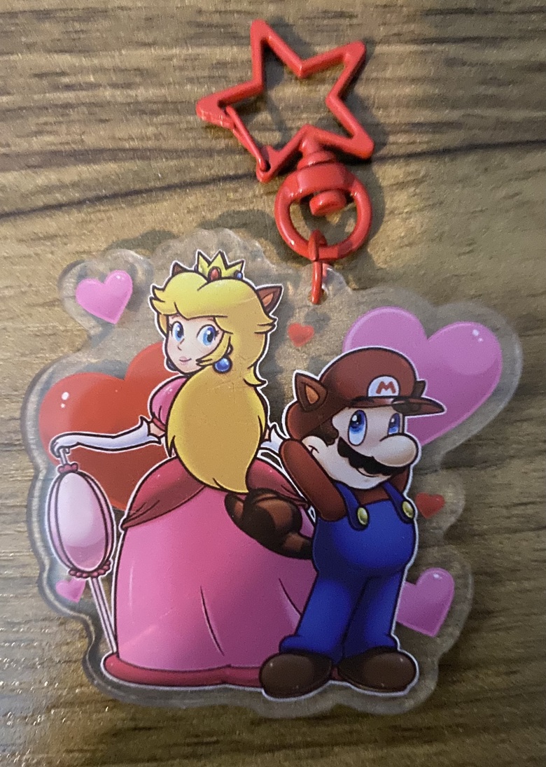 Mario x Peach keychain - Nintendrawer's Ko-fi Shop - Ko-fi ️ Where ...