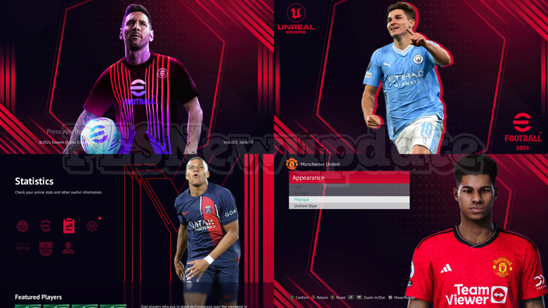 PES 2021 Menu eFootball 2022 SEASON 1 by PESNewupdate ~