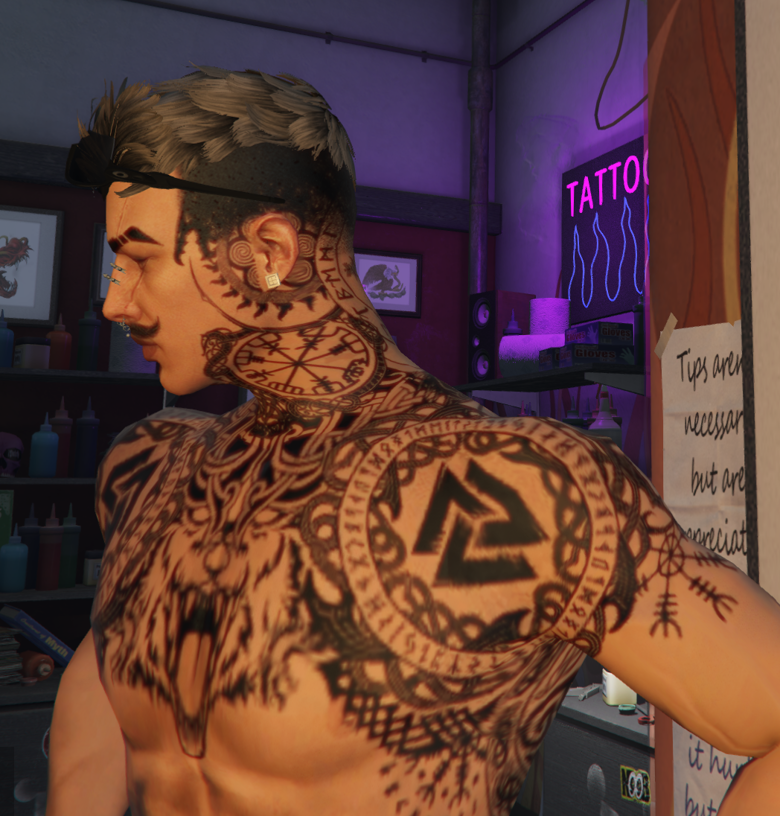I received a sign from the beyond not to get new tattoos : r/gtaonline