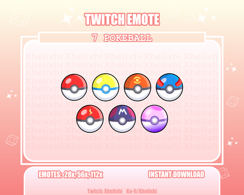 pixel art pokeball badges x for twitch - dealightt's Ko-fi Shop - Ko-fi ❤️  Where creators get support from fans through donations, memberships, shop  sales and more! The original 'Buy Me a