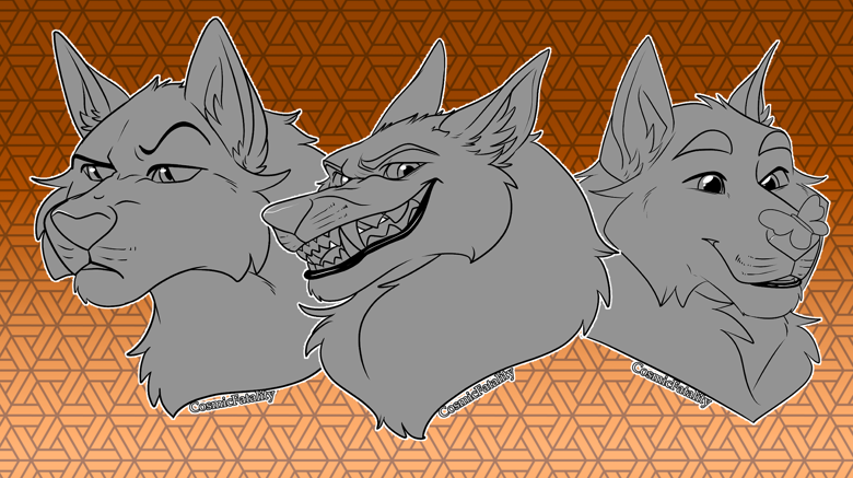 Protogen Headshot Base - Honeymoss's Ko-fi Shop - Ko-fi ❤️ Where