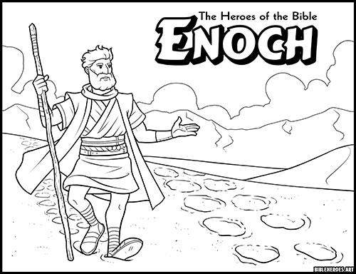 Methuselah Enoch Coloring Page Coloring Pages