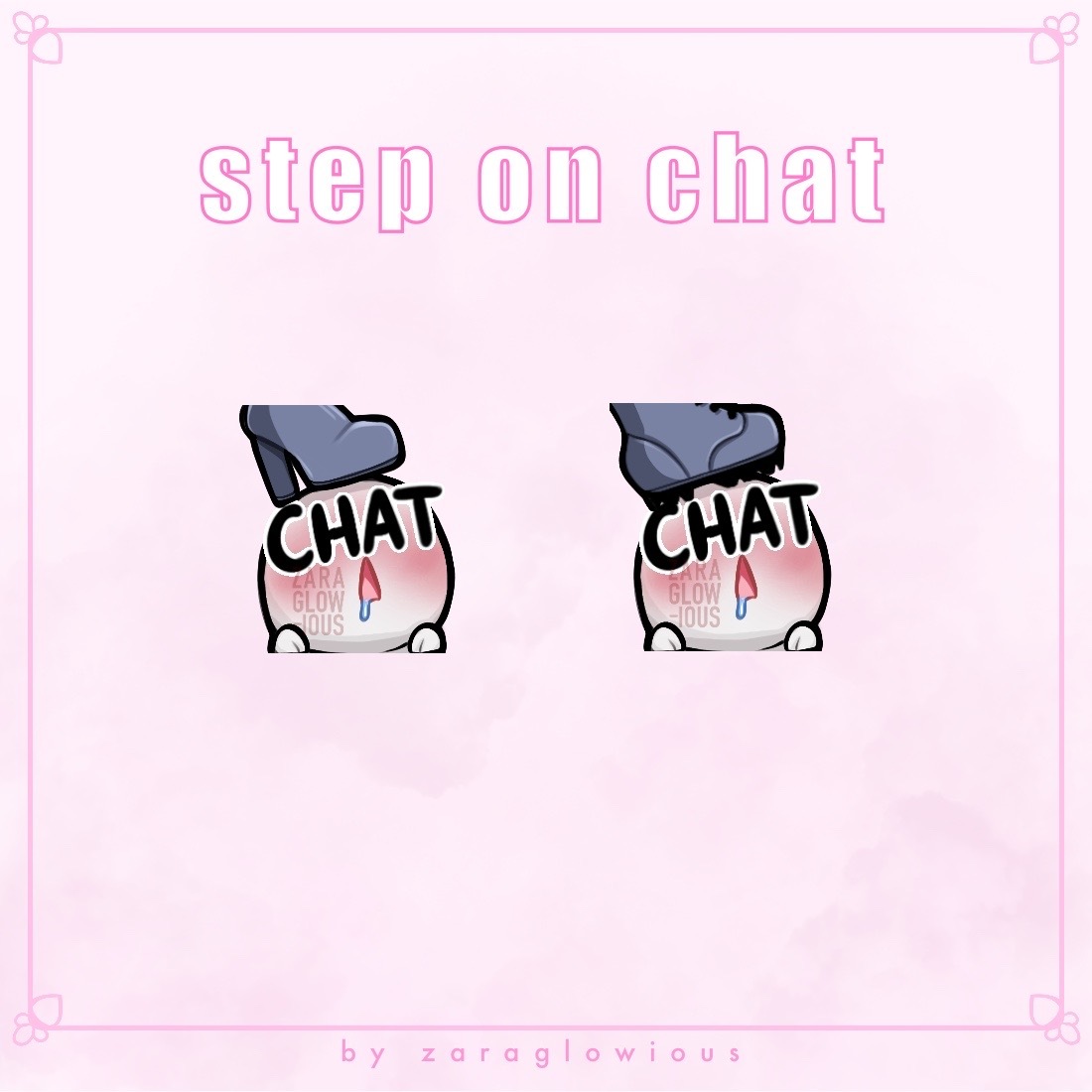 Step On Chat Emote Zaraglowiouss Ko Fi Shop Ko Fi ️ Where Creators